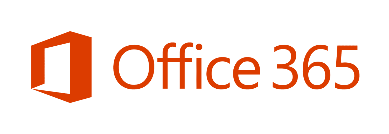 Orange Office 365 text and icon